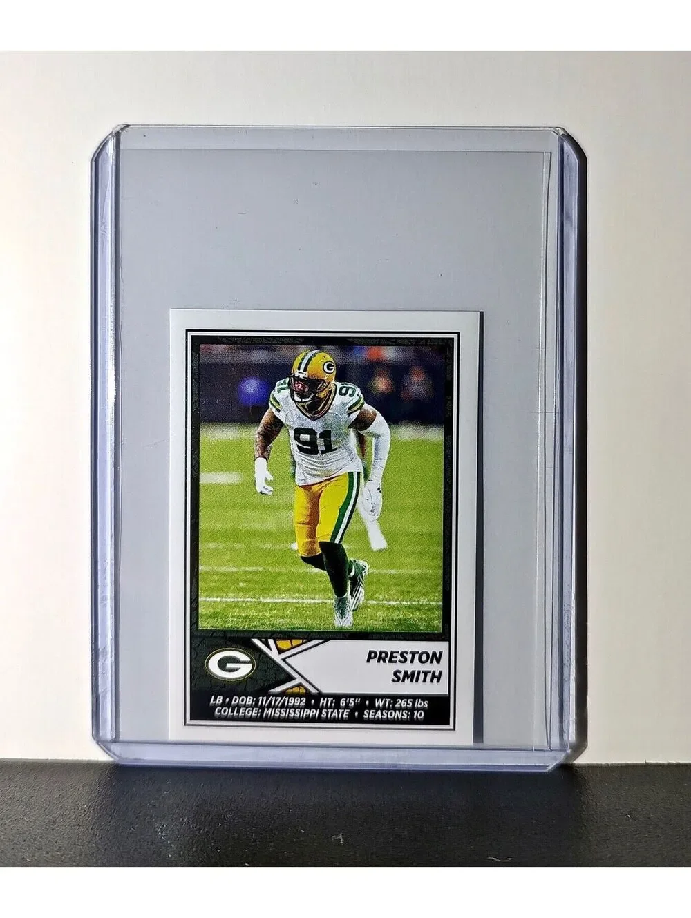 Preston Smith 2024 Panini NFL Sticker #407 Green Bay Packers